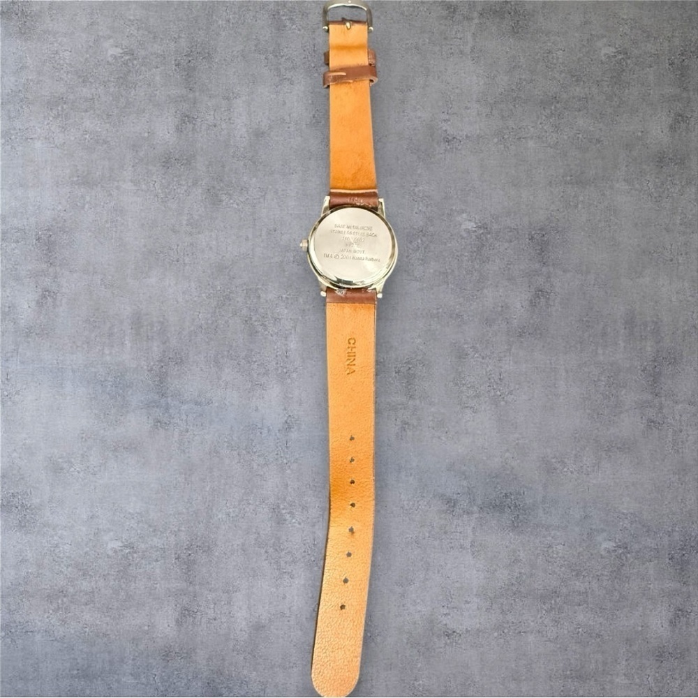 Vintage Armitron Scooby Doo Watch w/Original Brown Leather Strap/Band - Picture 2 of 8